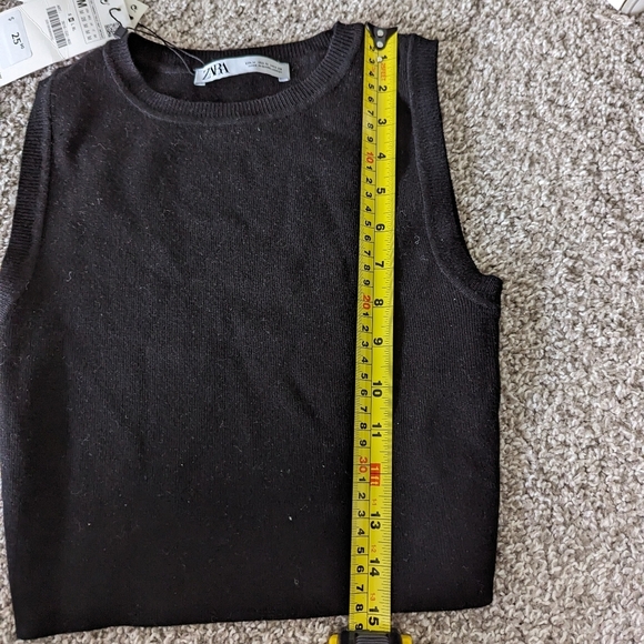 BNWT Zara Black Top - Picture 6 of 6
